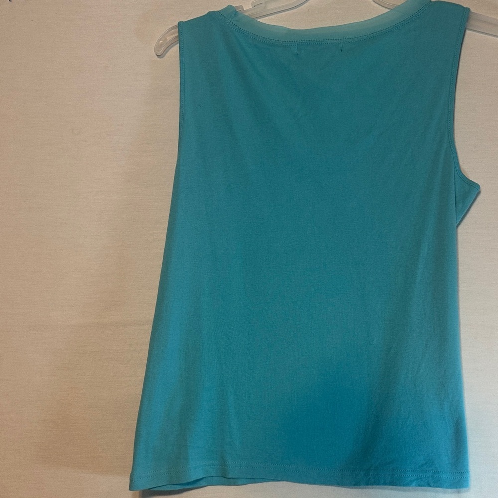 Ralph Lauren Turquoise Tank Top - Picture 4 of 4